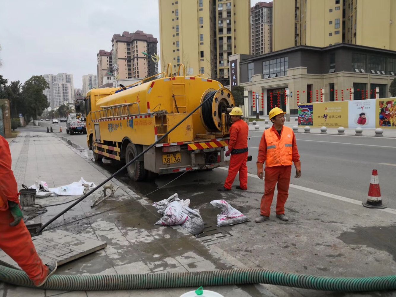 巩义排污管道清淤-管道清洗